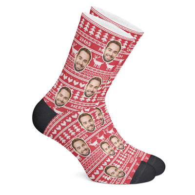 twodogs.ch - Personalisierte "Christmas Sweater" Socken