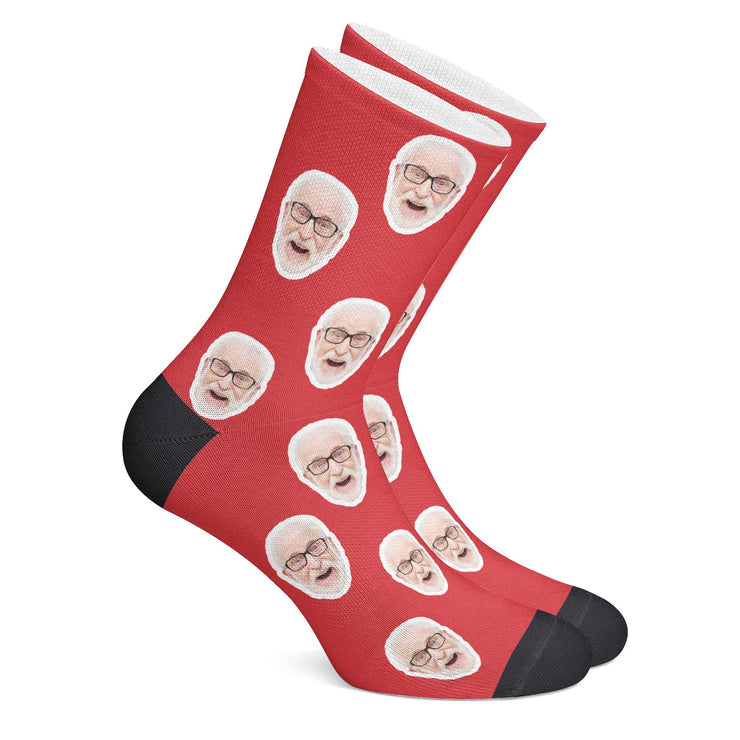 twodogs.ch-Personalisierte Einfarbige Socken