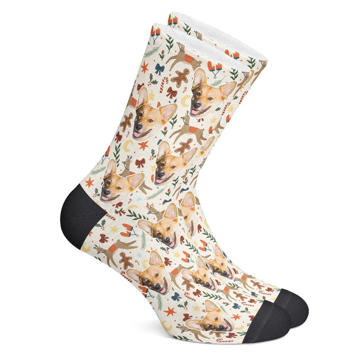 twodogs.ch-Personalisierte "Jolly Mood" Socken