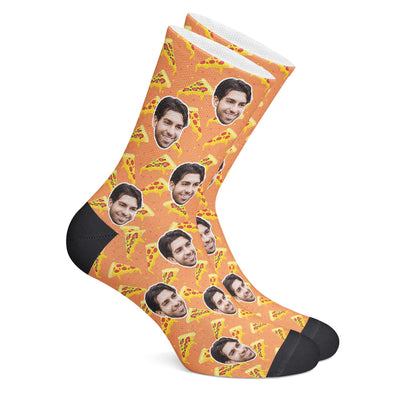 twodogs.ch-Personalisierte "Pizza" Socken