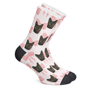 twodogs.ch-Personalisierte "Schleife" Socken